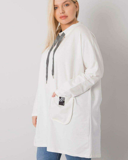 Chic Maroon Long Sleeve Tunic with Pockets