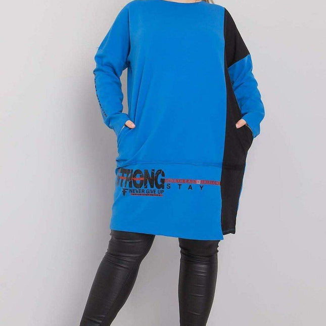 Chic Maroon Long Sleeve Tunic with Convenient Pockets