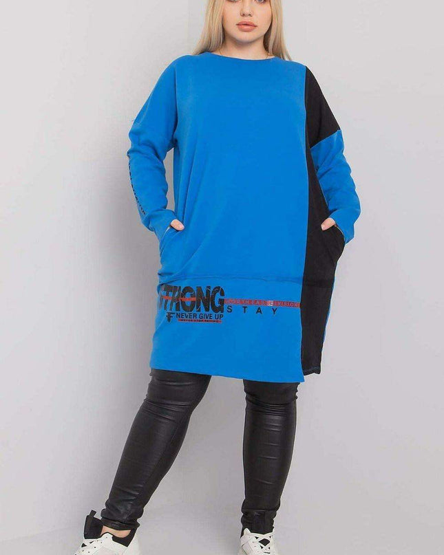 Chic Maroon Long Sleeve Tunic with Convenient Pockets