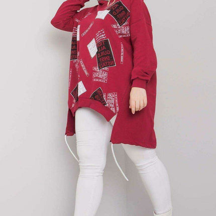 Navy Graphic Hoodie with Embroidery Detailing