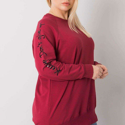 Trendy Zipper-Detail Oversized Sweatshirt