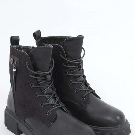 Chic Eco-Friendly Lace-Up Boots Model 160287