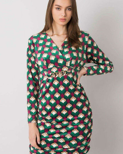 Elegant Black Velour Dress Daydress Italy For Modern Women