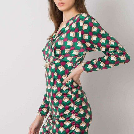 Elegant Black Velour Dress Daydress Italy For Modern Women