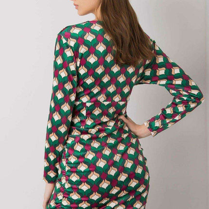 Elegant Black Velour Dress Daydress Italy For Modern Women