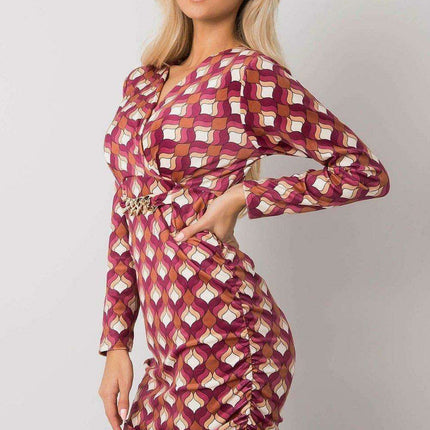 Elegant Black Velour Dress Daydress Italy For Modern Women