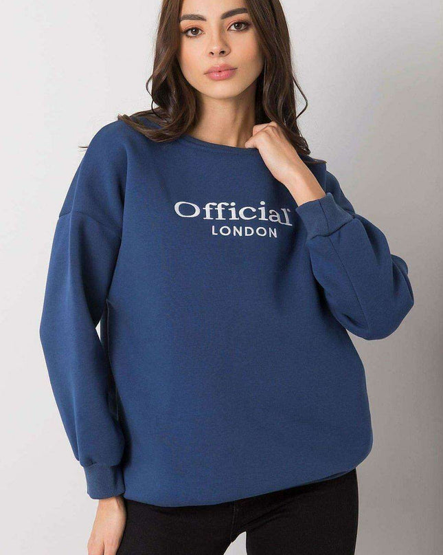 Stylish Comfort Inscribed Sweatshirt