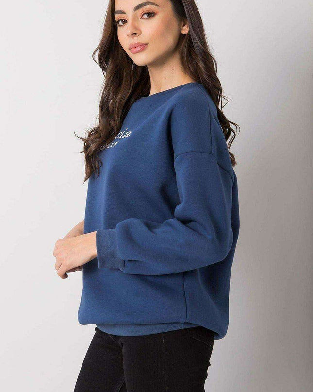 Stylish Comfort Inscribed Sweatshirt