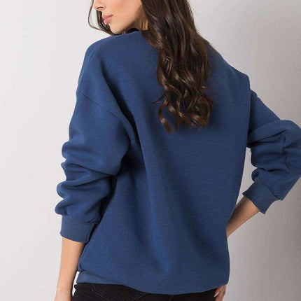 Stylish Comfort Inscribed Sweatshirt