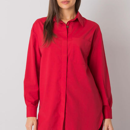 Chic White Long Sleeve Button-Up Shirt for Women - Très Elite