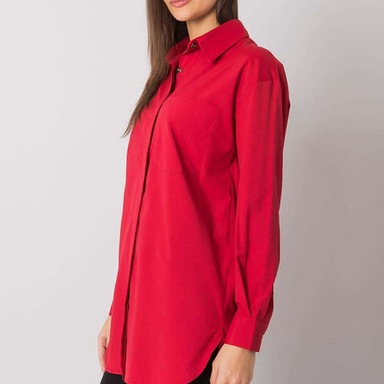 Chic White Long Sleeve Button-Up Shirt for Women - Très Elite