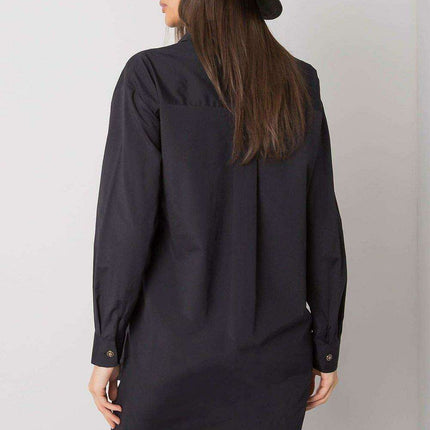 Chic White Long Sleeve Button-Up Shirt for Women