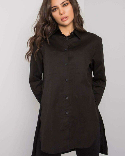 Modern Classic Extended Cut Cotton Shirt in Crisp White