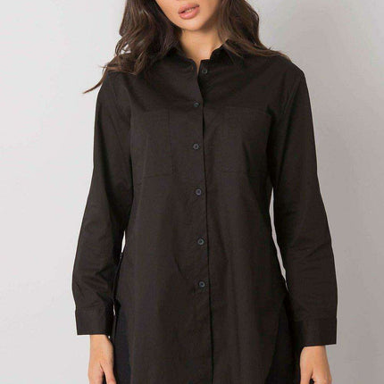 Modern Classic Extended Cut Cotton Shirt in Crisp White