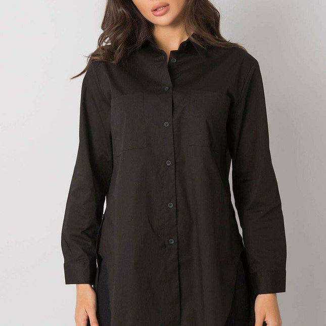 Modern Classic Extended Cut Cotton Shirt in Crisp White