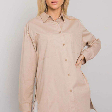 Modern Classic Extended Cut Cotton Shirt in Crisp White