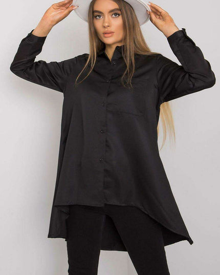 Light Blue Longline Button-Up Shirt - Stylish Comfort for Every Occasion