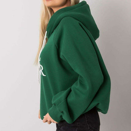 Trendy Women's Hooded Sweatshirt