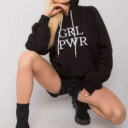 Trendy Women's Hooded Sweatshirt