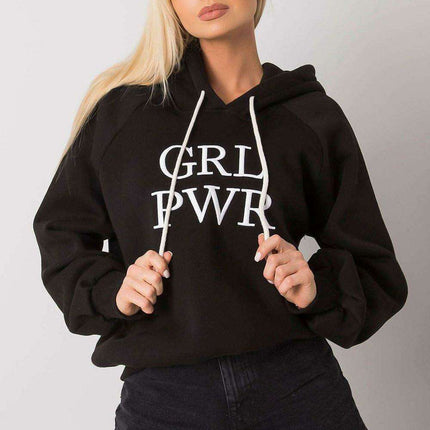 Trendy Women's Hooded Sweatshirt