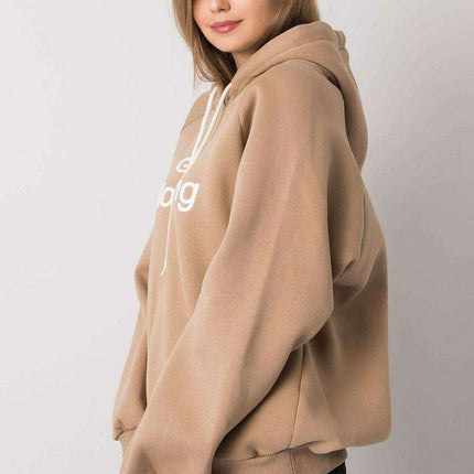 Trendy Women's Hooded Sweatshirt