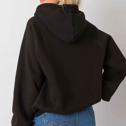 Trendy Women's Hooded Sweatshirt