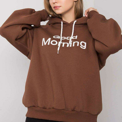 Trendy Women's Hooded Sweatshirt