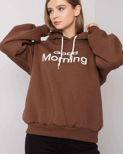 Trendy Women's Hooded Sweatshirt