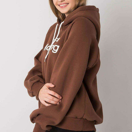 Trendy Women's Hooded Sweatshirt