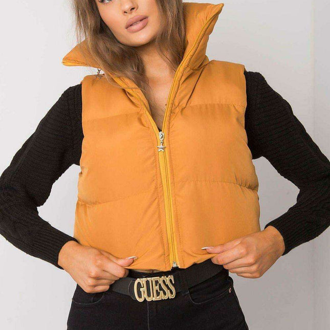 Sophisticated Ecru Hooded Gilet for Every Season