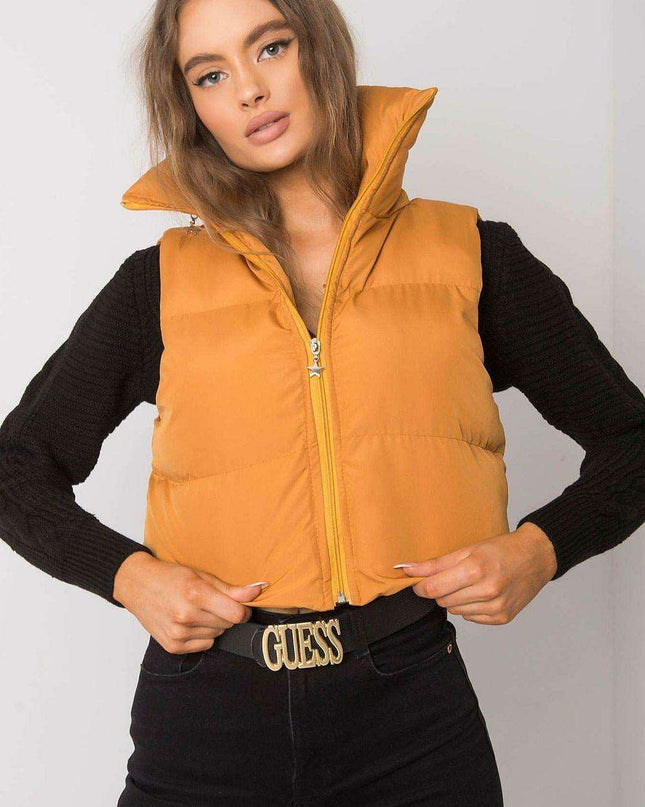 Sophisticated Ecru Hooded Gilet for Every Season
