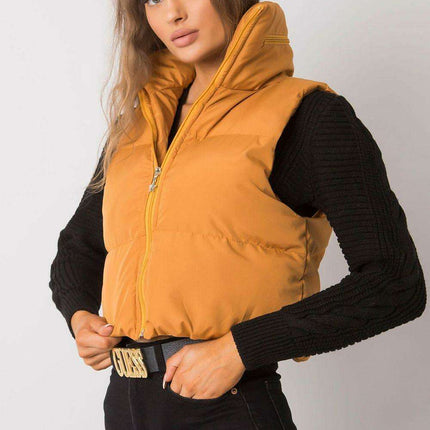 Sophisticated Ecru Hooded Gilet for Every Season