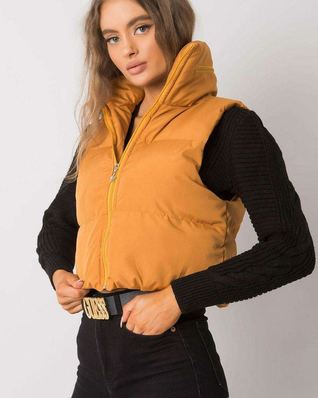 Sophisticated Ecru Hooded Gilet for Every Season
