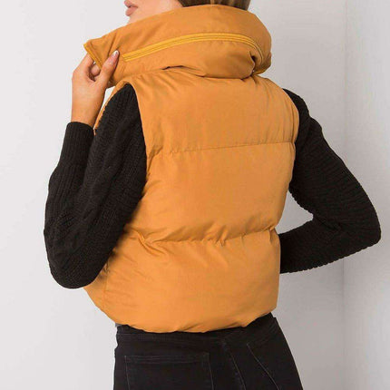 Sophisticated Ecru Hooded Gilet for Every Season