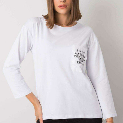 Essential Black Cotton Blouse with Pockets for Daily Wear