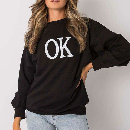 Chic Ecru Long Sleeve Sweater