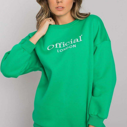Stylish Comfort Inscribed Sweatshirt