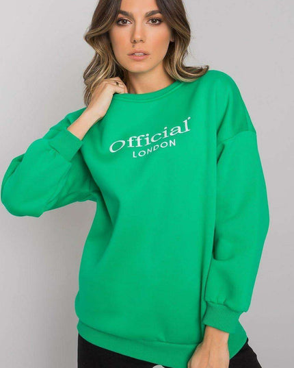 Stylish Comfort Inscribed Sweatshirt