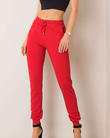 Sleek Women's Black Slim Fit Sweatpants: Stylish Tracksuit Bottoms