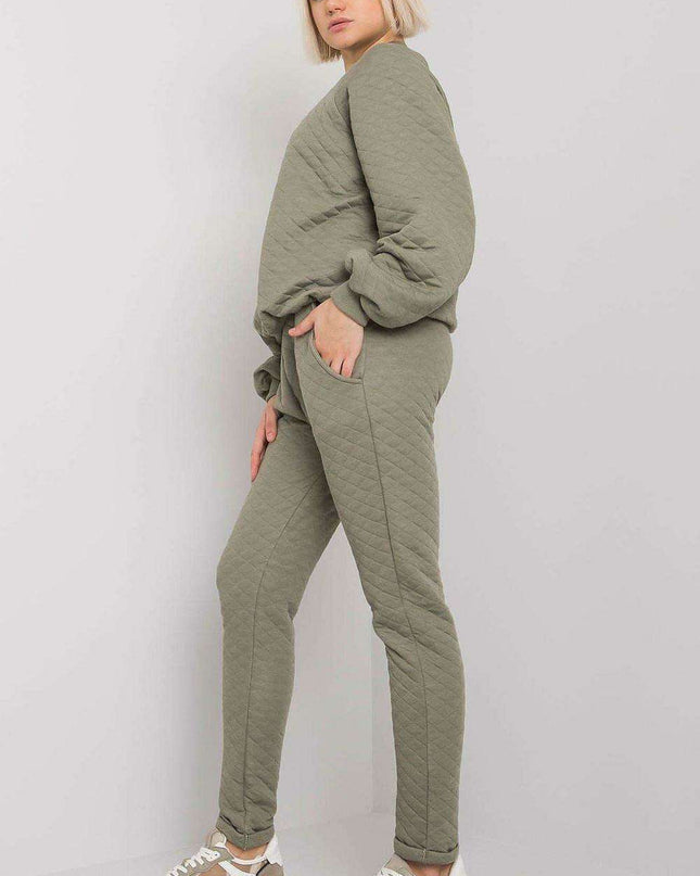 Chic Quilted Comfort Set