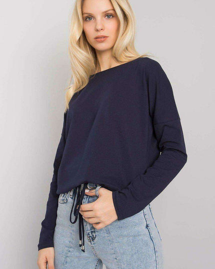 Elegant Cotton Top with Trendy Tie Accent