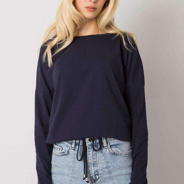 Elegant Cotton Top with Trendy Tie Accent