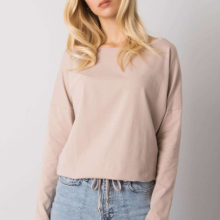 Elegant Cotton Top with Trendy Tie Accent - Très Elite