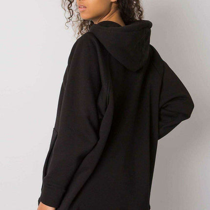 Kangaroo Pocket Longline Hoodie Sweatshirt