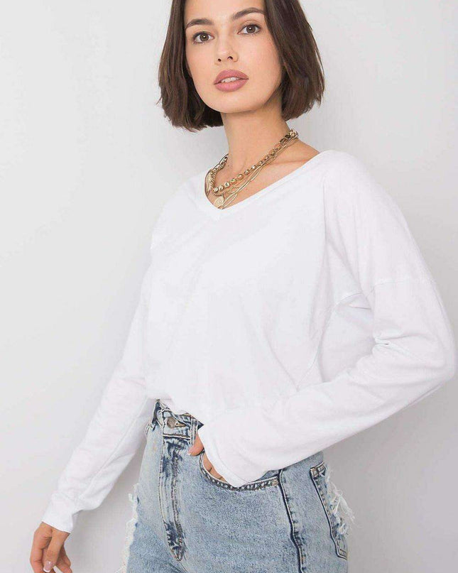 Stylish V-Neck Cotton Top
