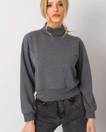 Stylish Women's Turtleneck Sweatshirt