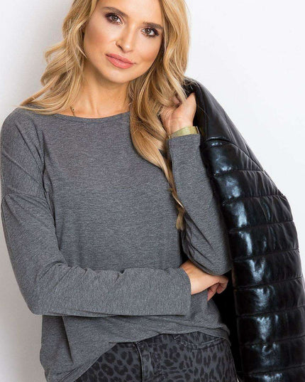 Chic Long Sleeve Cotton Top