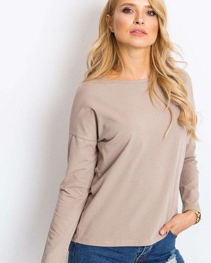 Chic Long Sleeve Cotton Top