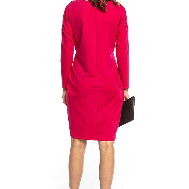 Elegant Cotton Kimono Midi Dress with Adjustable Tie Waist