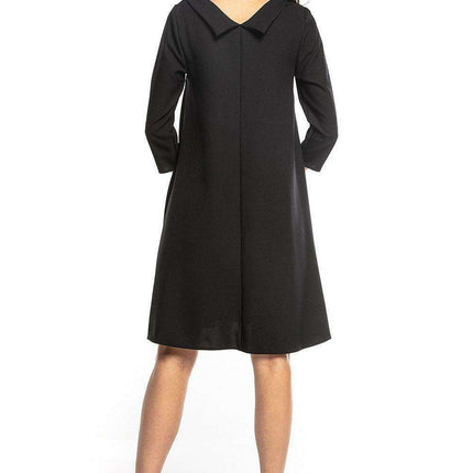 Timeless Elegance Trapeze Midi Dress - Inspired by Jackie Kennedy's Iconic Style